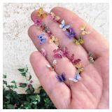 10/30/50pcs Tiny Mix Butterflies Miniature -...