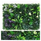 Artificial Plants Grass Wall Panel Boxwood...