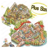 DIY Plus Size Treasure Box World Landscape...