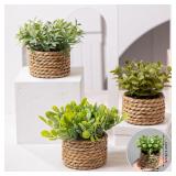 XIYA FLOWER Green Artificial Plants Eucalyptus...