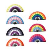 Rainbows Folding Fan Colourful Fan LGBTs Gay...