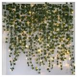 2/5/10M Green Leaf Ivy Vine With LED Lights...