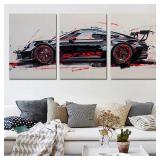 3Pcs Supercar Posters Sports Cars Print Famous...