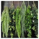 1PC Artificial Hanging Green Plants Fake Rattan...