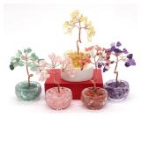 7 Chakras Tree of Life Decoration Rose Natural...