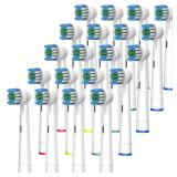 4/12/16/20 Pcs Replacement Toothbrush Heads...