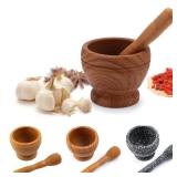Kitchen Small Cooking Tools Resin Mortar Pestle...