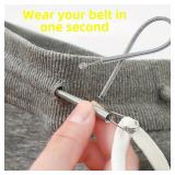 Bendable Spring Drawstring Threader Clip Pants...