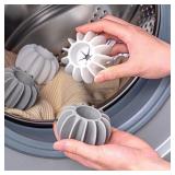 Laundry Ball Reusable Silicone Clothes Hair...
