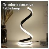LED Night Light Spiral Table Lamp Modern...