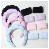 3PCS Stylish Washing Headband Set Wristbands...