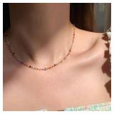 Simple Colorful Square Acrylic Choker Fashion...