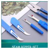 Zxiixz 5Pcs Blue Sewing Ripper Kit with Thread...