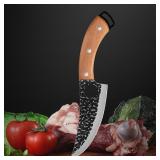 Handmade Forged Kitchen Knife Butcher Knife...