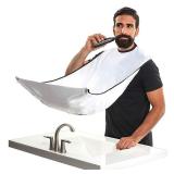 Male Shaving Apron Beard Catcher Cape Care Bib...