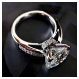 Huitan Classic Wedding Engagement Ring for...