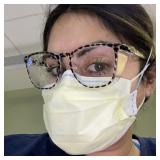 1pc Anti Pollen Safety Glasses Square Anti Fog...