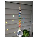 1pc Crystal Suncatcher Mobile Meditation Home...
