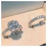 Huitan Hot Sale Simple Elegant Round/Square CZ...