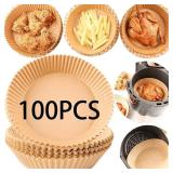1/100PCS Air Fryer Disposable Paper Square...