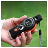 Outdoor Camping 7-In-1 Multi-Function Whistle...