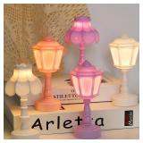 Geometric Flower Bud Button Battery LED Table...