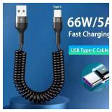 USB Type C 66W Car 5A Fast Charging Type C to...