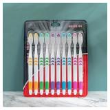 10pcs Double Ultra Soft Toothbrush, Bamboo...