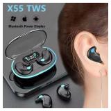X55 Sleeping Earbuds Wireless Mini Headphones...