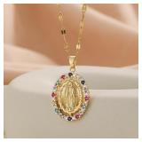 New Personalized Colorful Zircon Necklace...