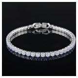 2024 New Luxury Silver Color on Hand 4MM 17CM...