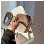 Luxury Brand Fashion Oversized Square...