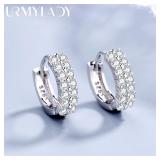 URMYLADY 925 Sterling silver needle Earrings...