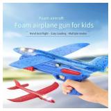 Glowing Foam Aircraft 10M Launcher Catapult...
