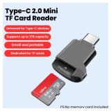 Type-C 2.0 Mini TF Card Reader External Storage...