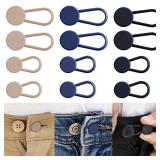 Easy-Adjust 4/12-Pack No-Sew Jean Waist...