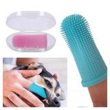 Dog Super Soft  pet Finger Toothbrush Teeth...