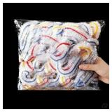 100 Pcs Elastic Food Covers, Disposable Plastic...