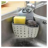 Sink Draining Hanging Basket Adjustable Kitchen...