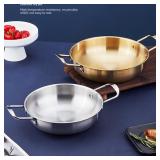 Stainless Steel Cookware Saucepan Dry Pots with...