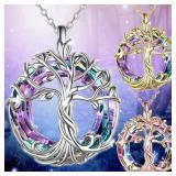 IFYOUOO  Light Luxury Tree of Life Necklace...