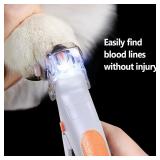 Professional Pet Nail Clipper Scissors With LED...