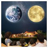 USB Ceiling Moon Earth Projection Atmosphere...