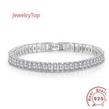 Noble 925 Sterling Silver Bracelet Elegant...