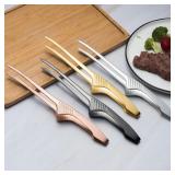 Stainless Steel Food Tongs Food Chief Tongs BBQ...