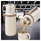 600ml Stainless Steel Coffee Cup Travel Thermal...