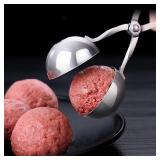 Meat Ball Maker Tool Stainless Steel Clip Round...