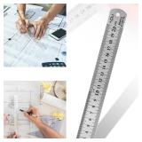 Metal Straight Ruler Stainless Steel Ruler...
