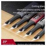 Pen-shaped DIY aluminum handle carving knife...