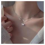 1 Women's Lats Sparkling Double Layer Butterfly...